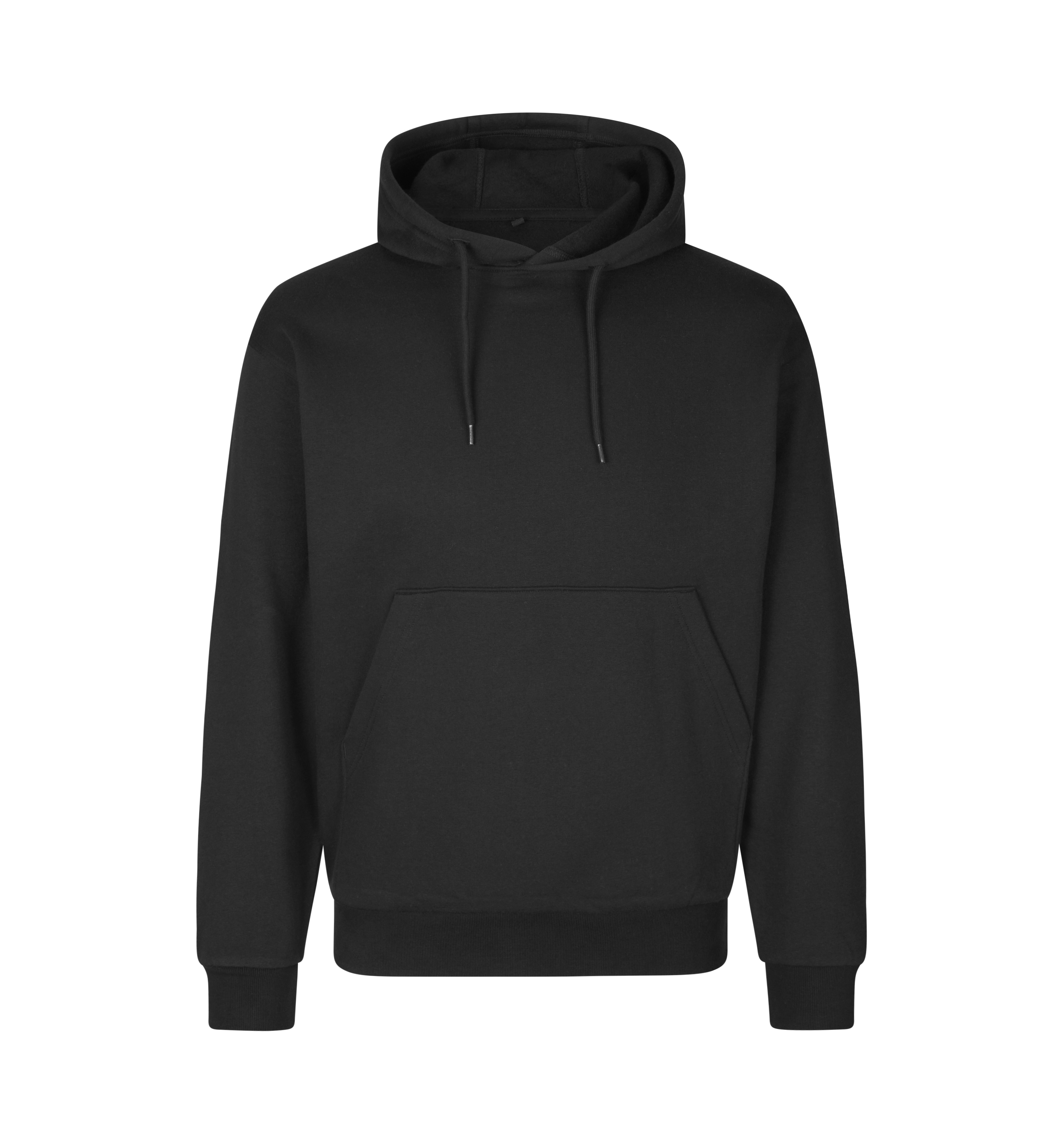 ID Soft Hoodie med kængurulomme, unisex-Sort