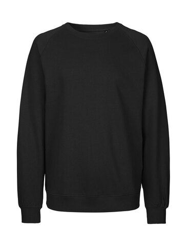 NEUTRAL Unisex Sweatshirt, 100% Økologisk Fairtrade Bomuld-Sort