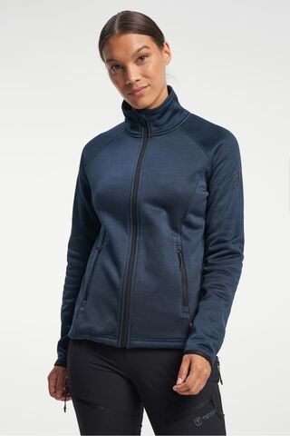 TENSON TXlite Midlayer Zip, Dame-Blå