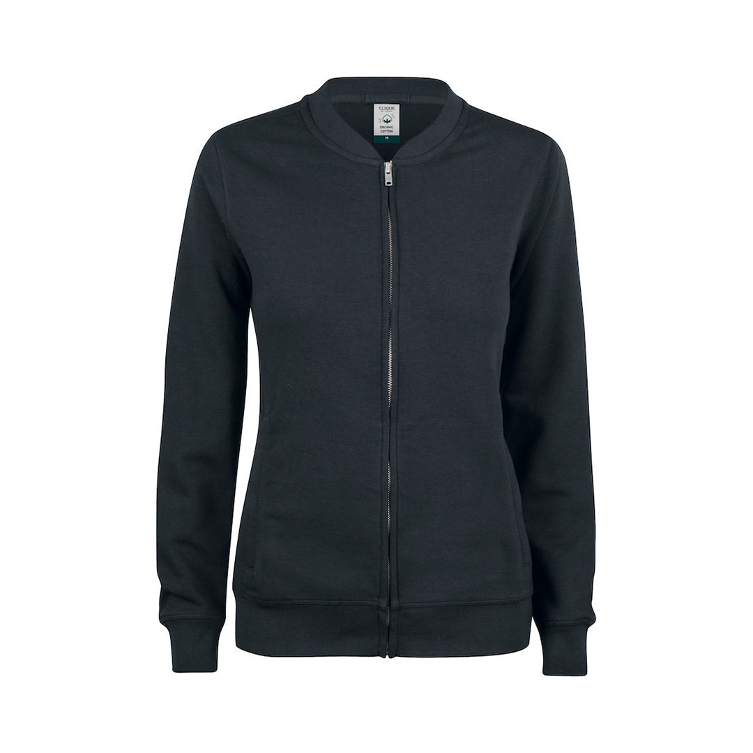 CLIQUE Premium OC Cardigan Dame - Øko Bomuld-Sort