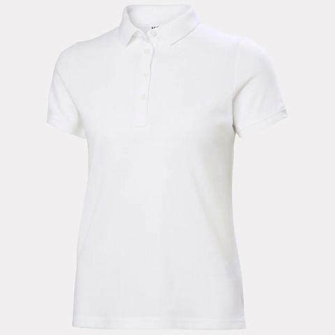 HELLY HANSEN Crew Polo Pique, dame - Hvid