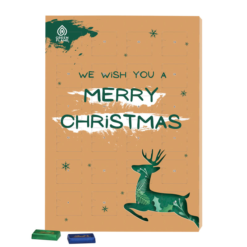 Væg Julekalender Øko papindlæg - Design Selv - Certificeret karton-Design Inspiration