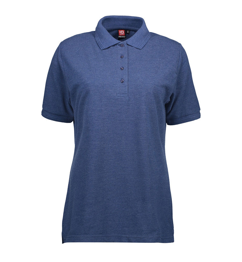ID Pro Wear Poloshirt Dame-Blå melange