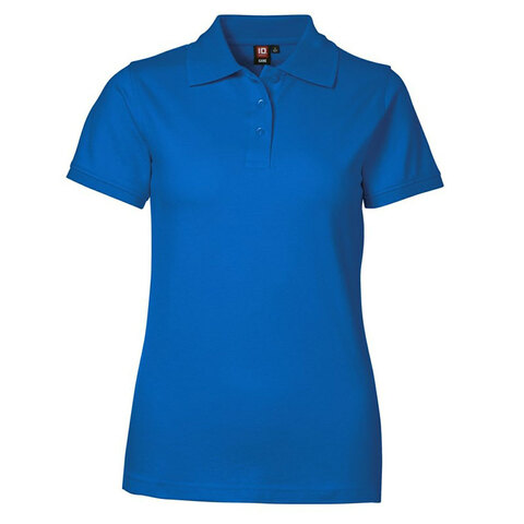 ID Piqué Poloshirt Stretch Dame-Azur