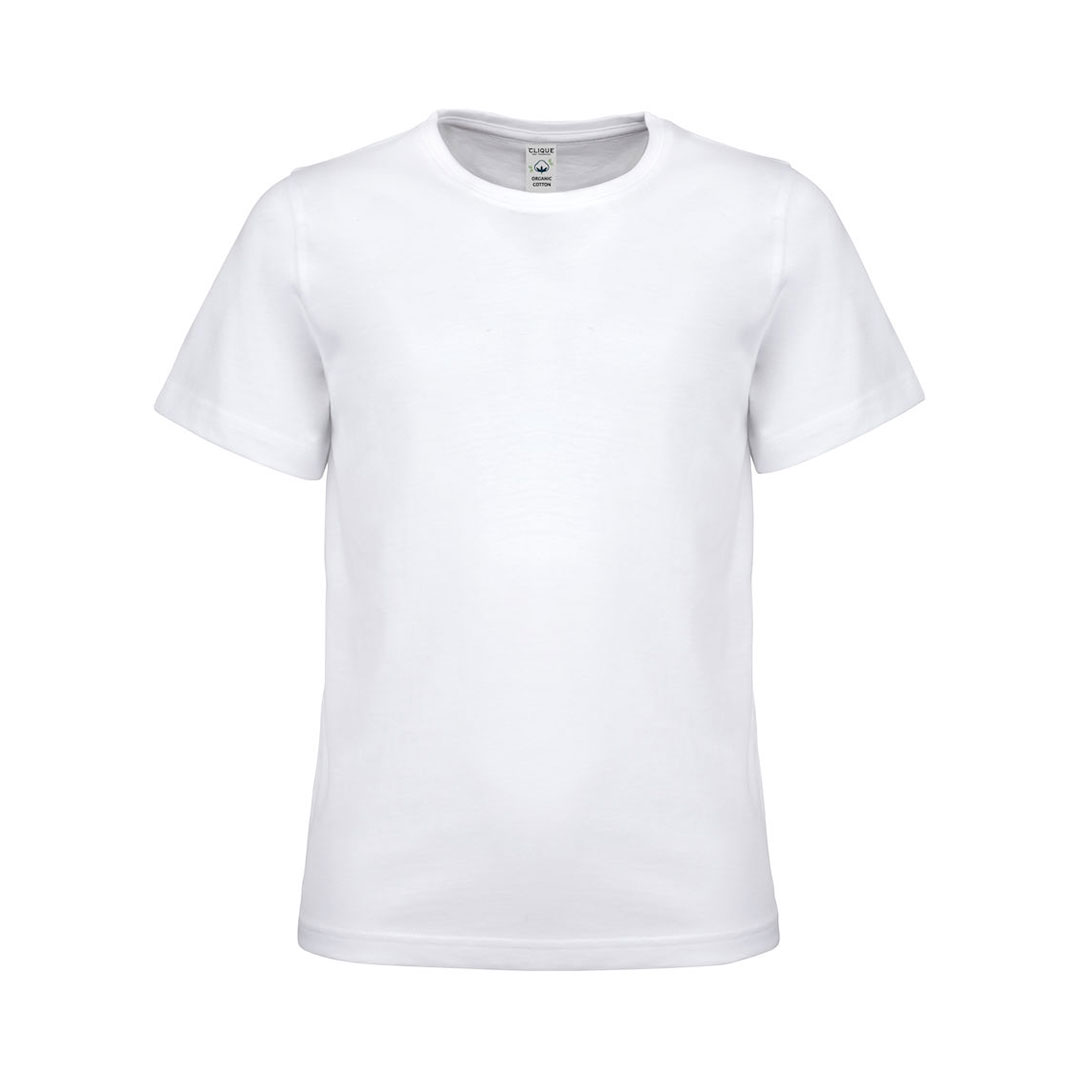 CLIQUE Classic OC-T Børn - Øko Bomuld-Hvid
