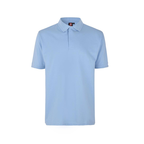 PRO Wear poloshirt | trykknap-Lyseblå