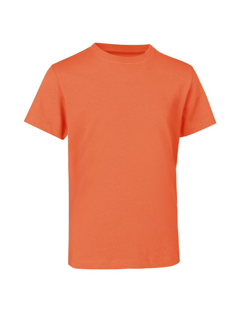 ID Økologisk O-hals Børne T-shirt-Coral