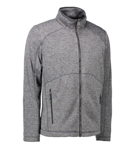 ID Zip Mix Melange Fleece-Grafit melange