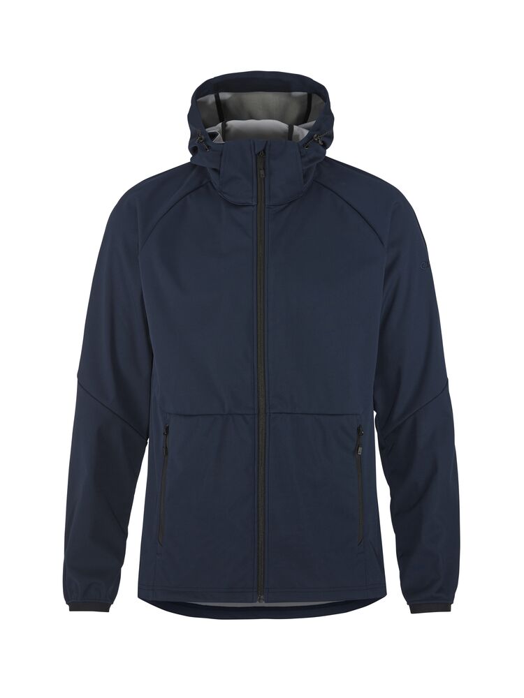 CRAFT CORE Explore Softshell, Herre - Rpet-Navy