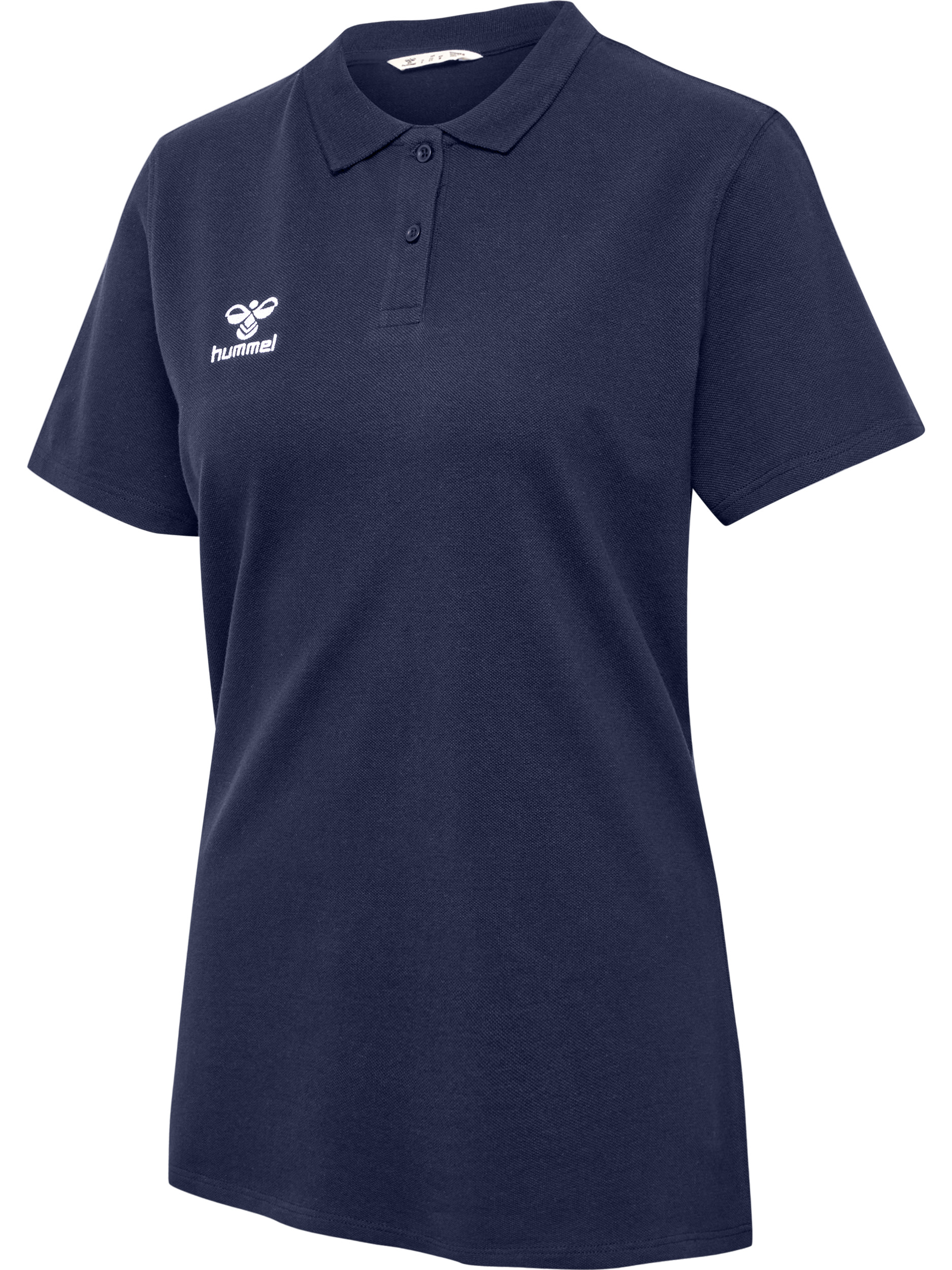 HUMMEL 2.0 Polo, Dame, Økologisk Bomuld-Navy