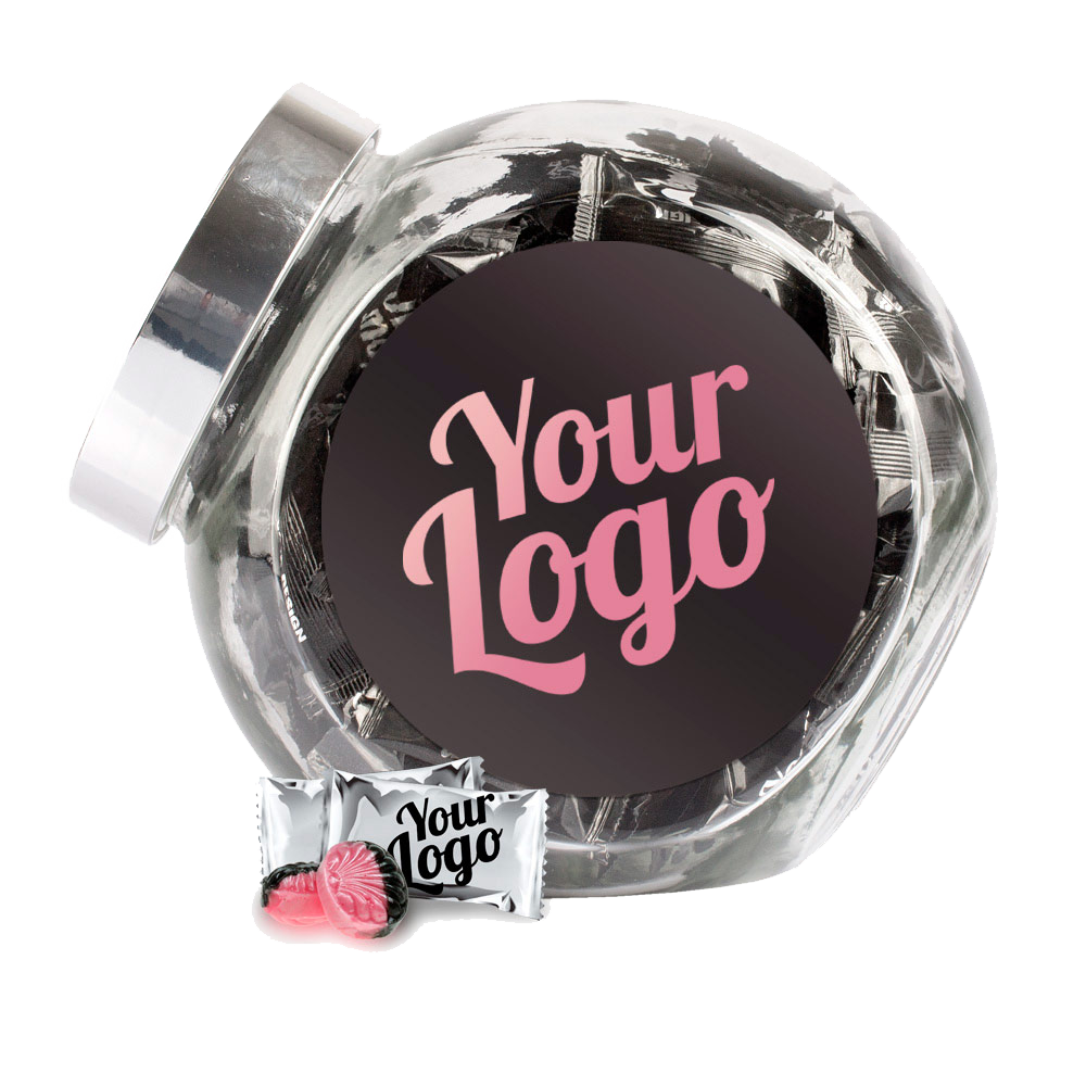 Logo bolsjer i købmandskrukke-Farve eksempler