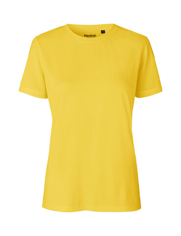 NEUTRAL Performance Dame T-shirt, 100% Genanvendt Polyester-Gul