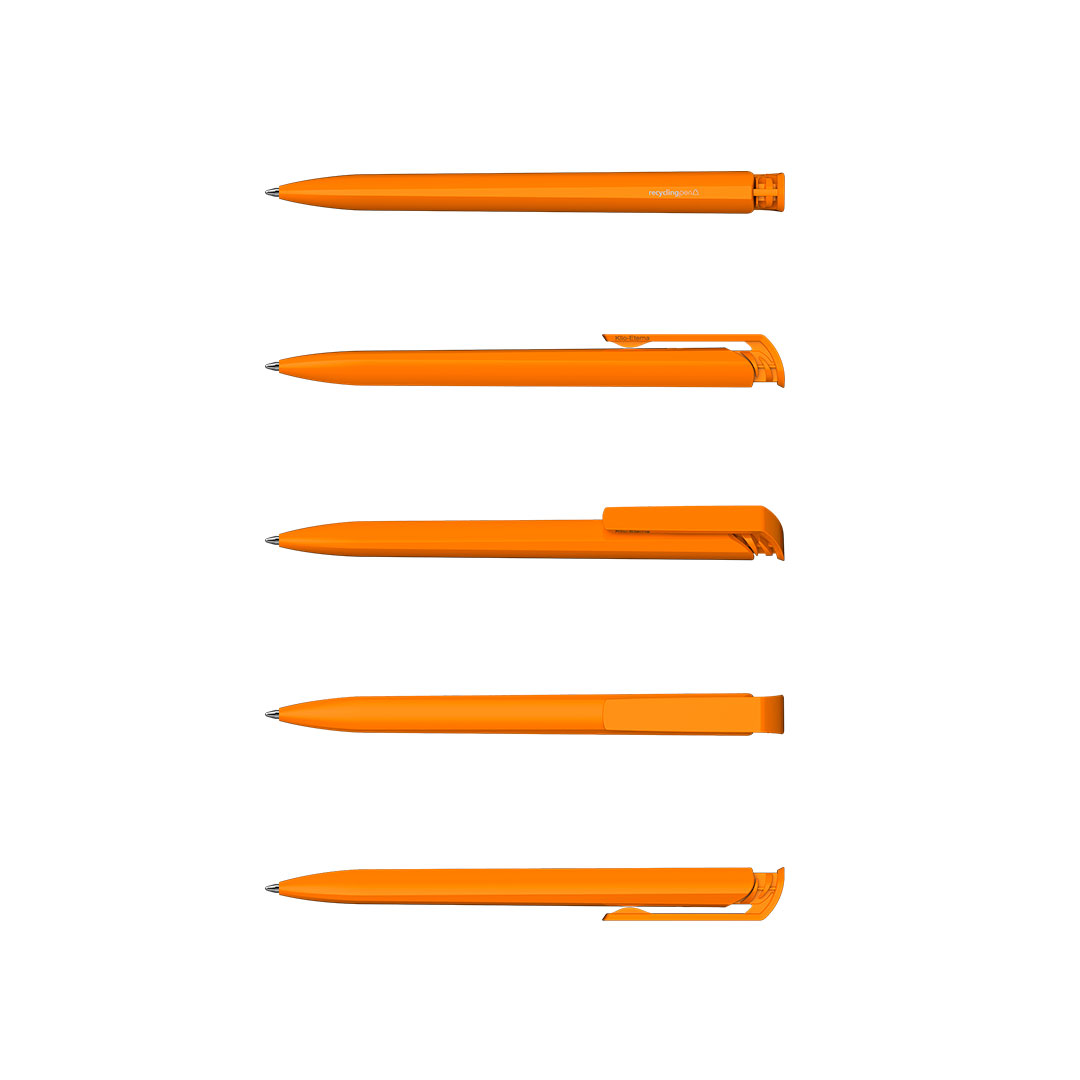 KLIO Trias Kuglepen - rPET-Lys Orange