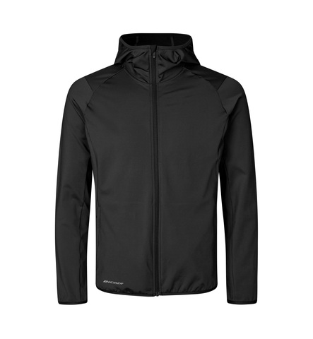 GEYSER stretch Hoodie, Herre-Sort