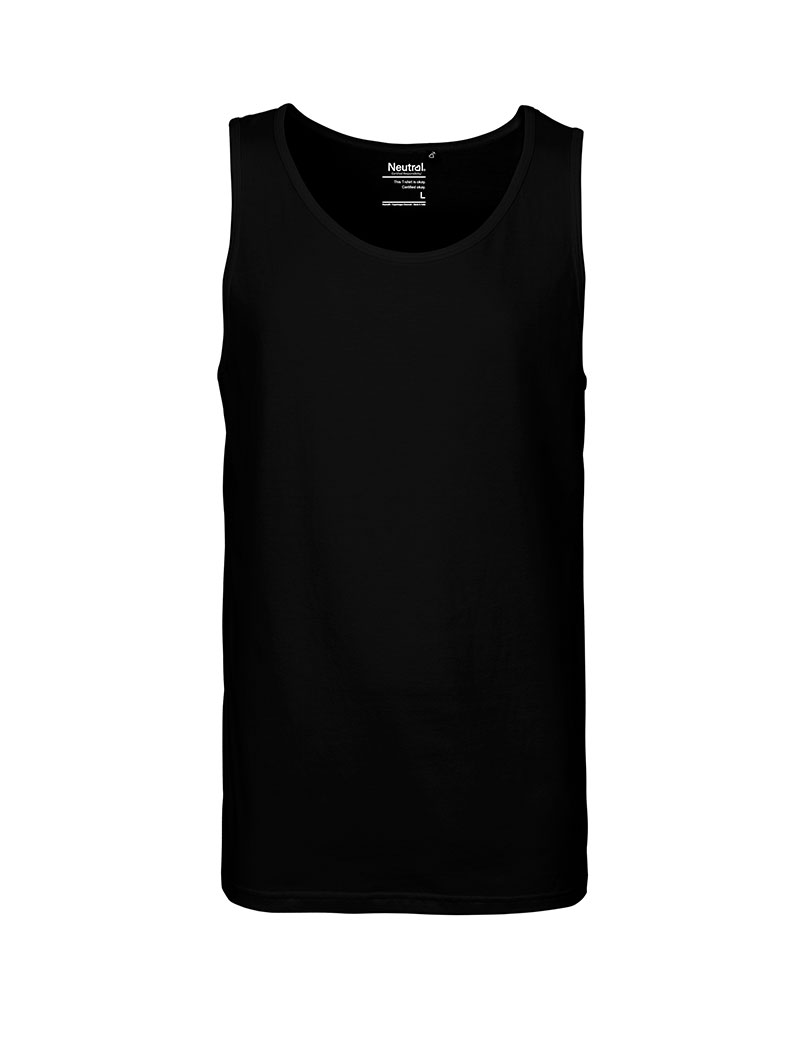 NEUTRAL Tank Top, 100% Økologisk Fairtrade Bomuld-Sort