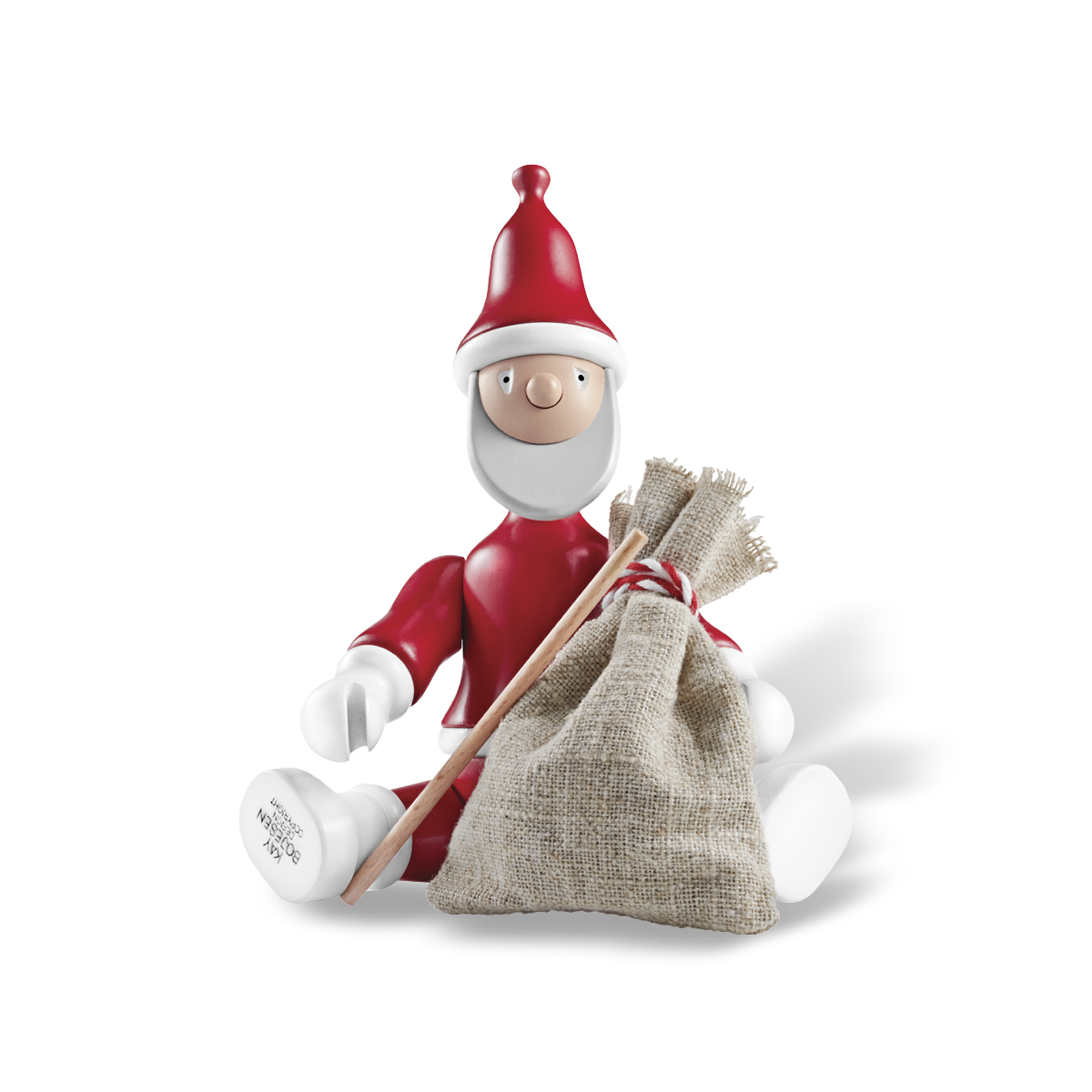 KAY BOJESEN Julemand - Certificeret træ-Rød