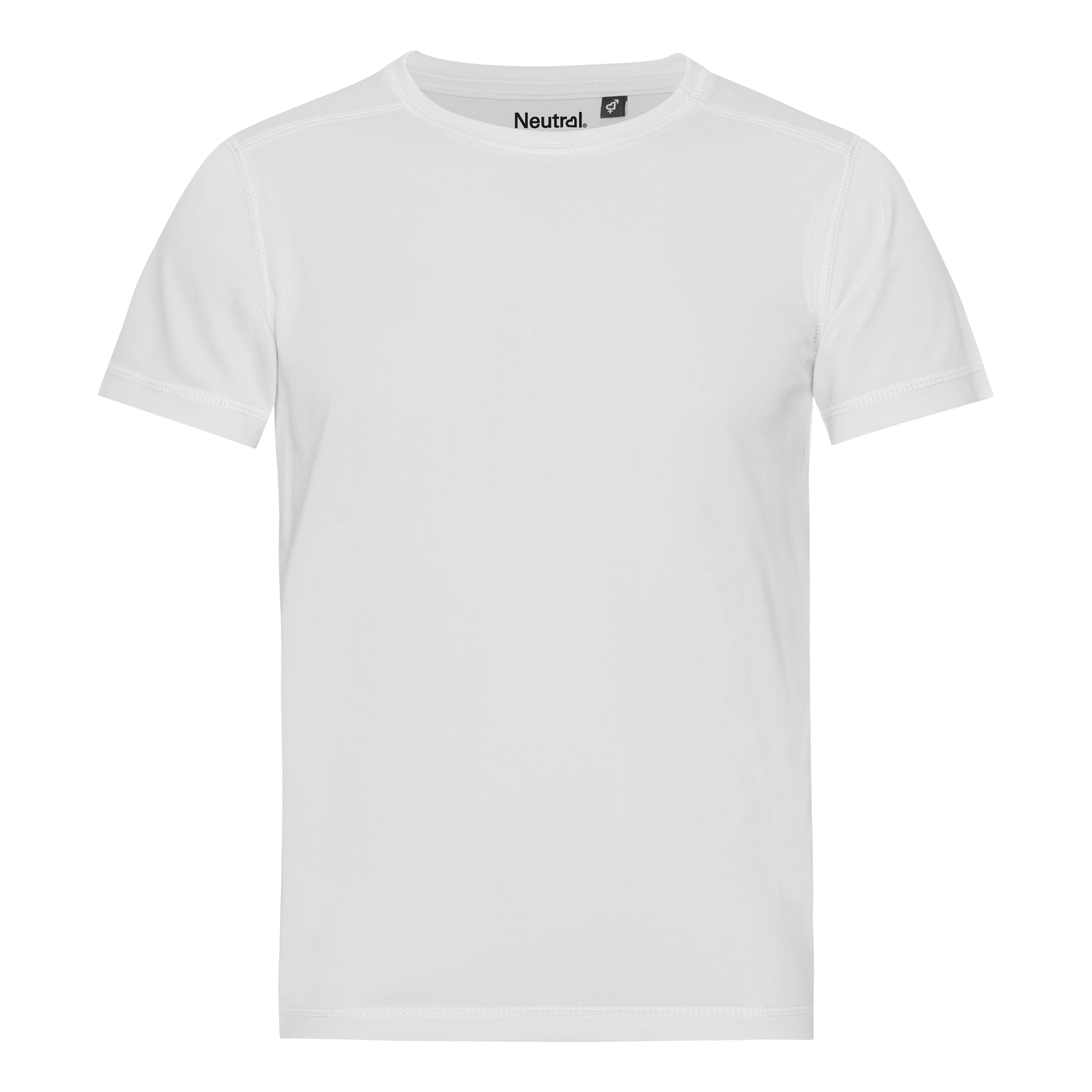 NEUTRAL Genbrugs Børne Performance T-shirt - rPet-Hvid