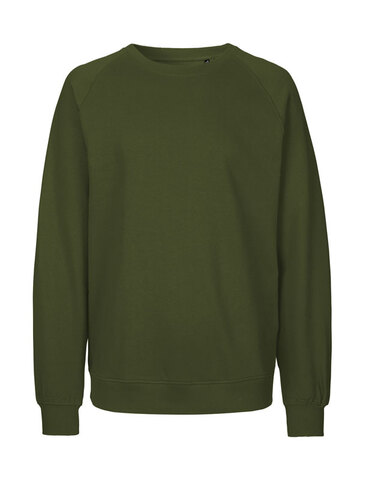 NEUTRAL Unisex Sweatshirt, 100% Økologisk Fairtrade Bomuld-Army