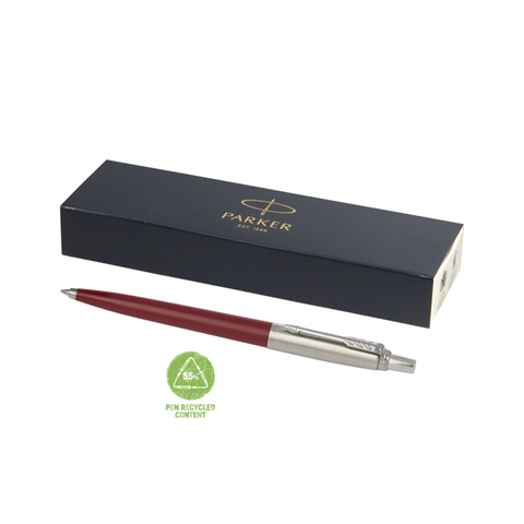 Parker Jotter Recycled kuglepen (sort refill)-Rød