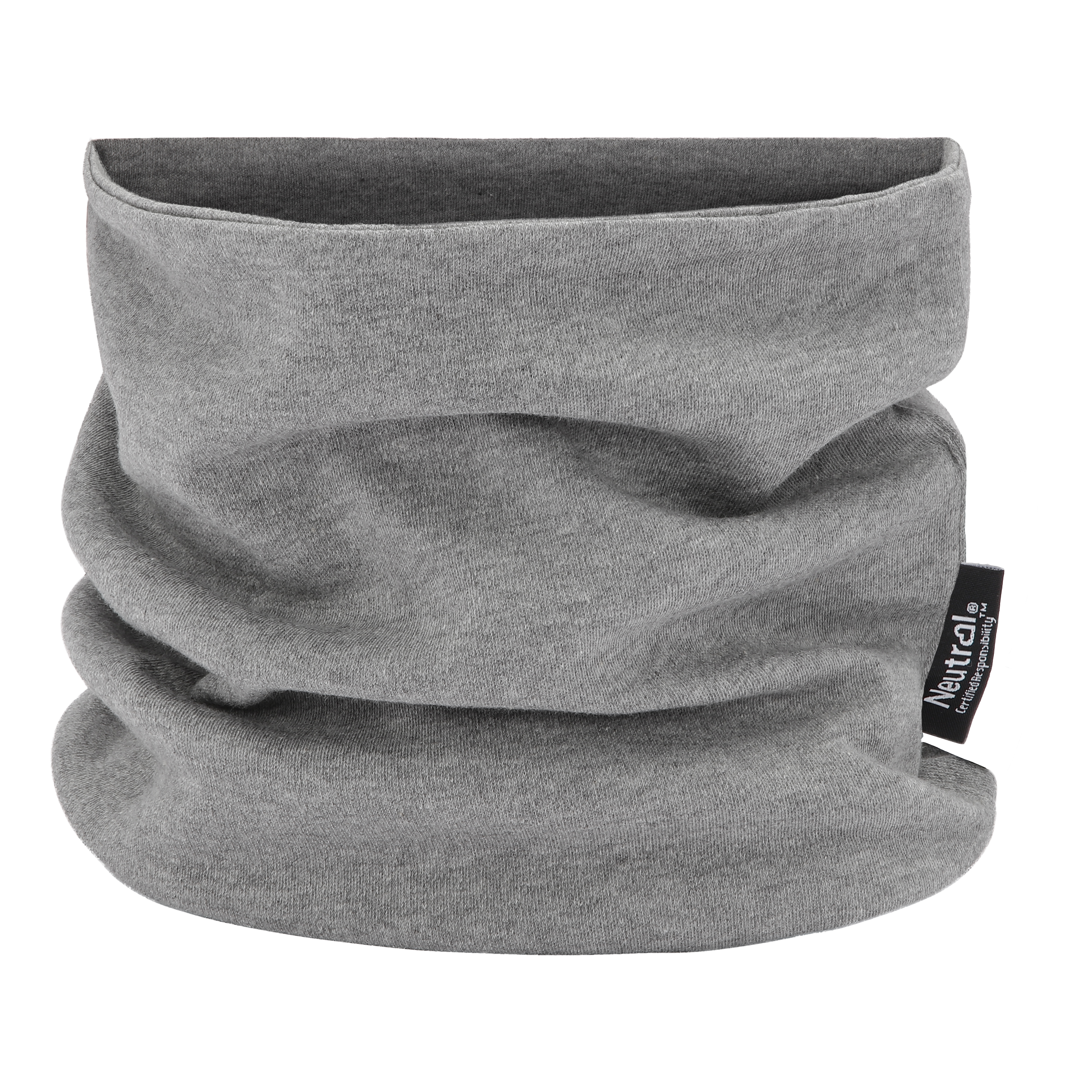 NEUTRAL Tube Scarft - Økologisk Fairtrade-Grå