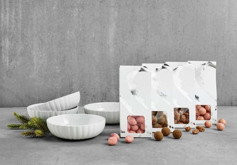 GEORG JENSEN Porcelænsskåle med Lakridskugler - 