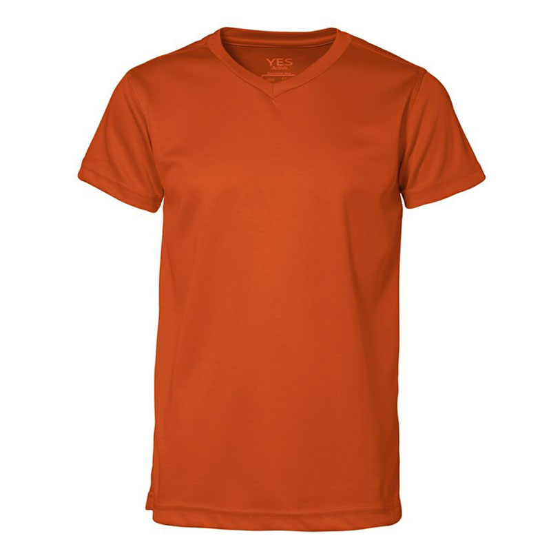 ID Børne Yes Active T-shirt-Orange