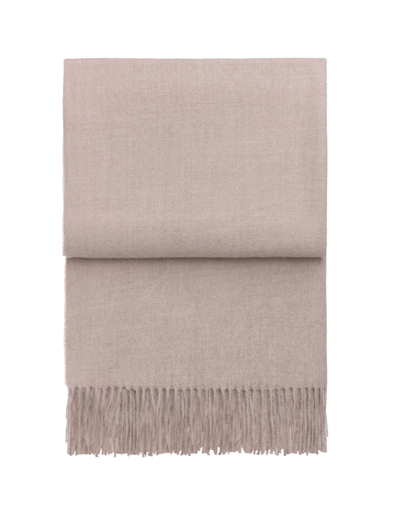 ELVANG Luxury Plaid - Fairtrade-Beige