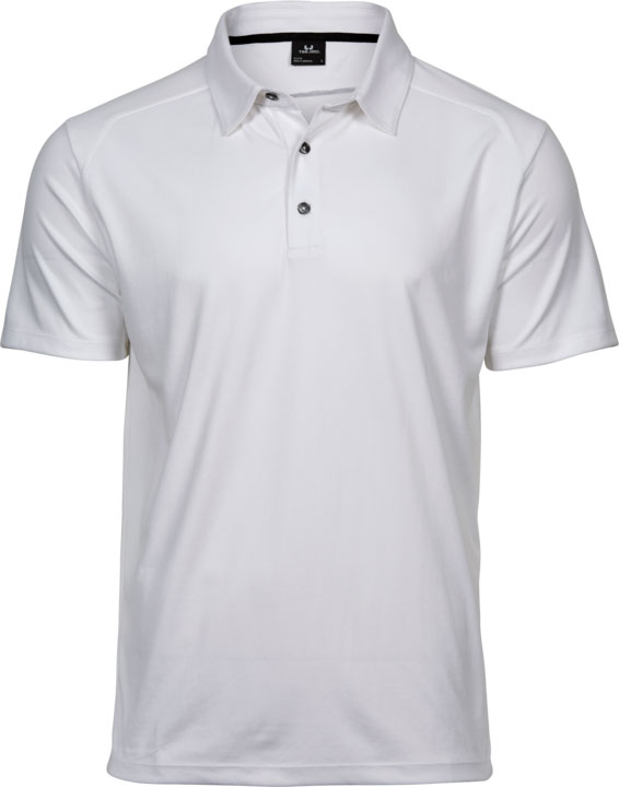TEE JAYS Luxury Sport Polo-Hvid