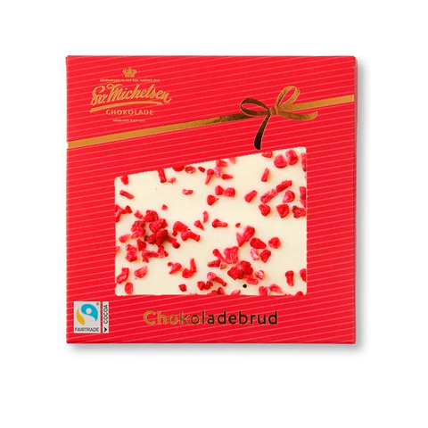 SV. MICHELSEN Chokoladebrud - Fairtrade-Hindbær