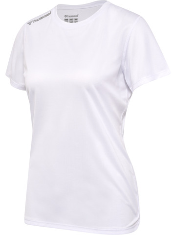 HUMMEL Løbe T-shirt, dame - 100% rPet-Hvid