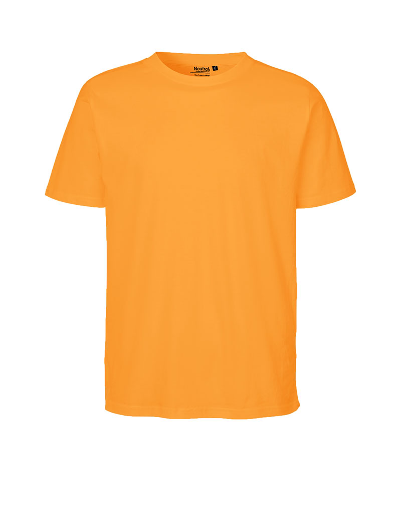 NEUTRAL Regular Unisex T-shirt, 100% Økologisk Fairtrade Bomuld-Lys Orange