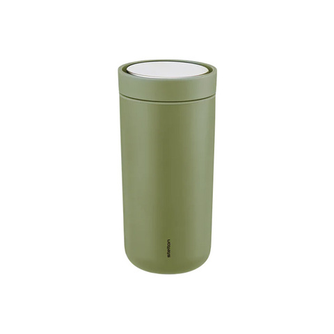 STELTON To Go Click Termokop, 0,4 ltr. - 90% genbrugsstål-Soft Fern Green