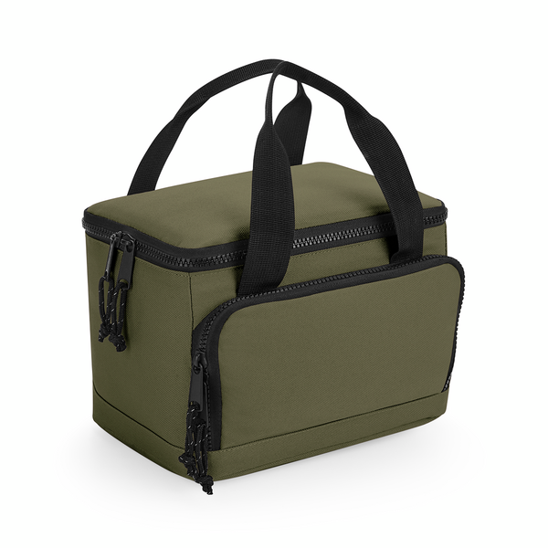 Recycled Mini Cooler Bag - 100% Recycled 600D Polyester-Army