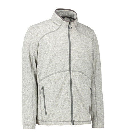 ID Zip Mix Melange Fleece-Grå melange
