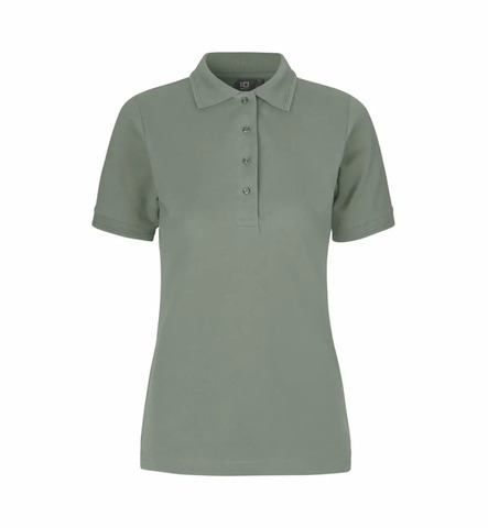 ID Pro Wear Poloshirt Dame - Støvet grøn