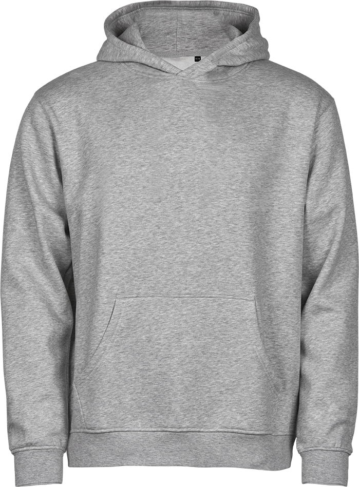 LABELFREE Junior Power Hoodie , Tee Jays - 70% Økologisk Bomuld-Grå