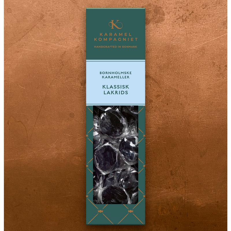 KARAMEL KOMPANIET Karameller, 380 g.-Klassisk Lakrids