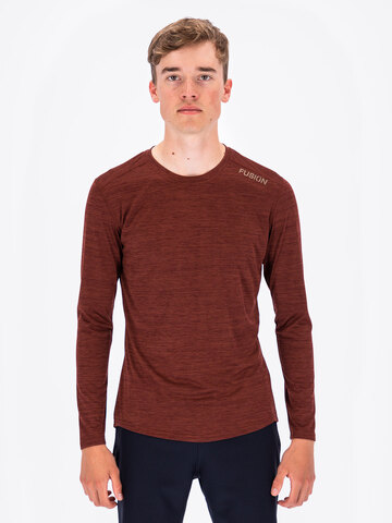 FUSION Løbetrøje, herre-Brun