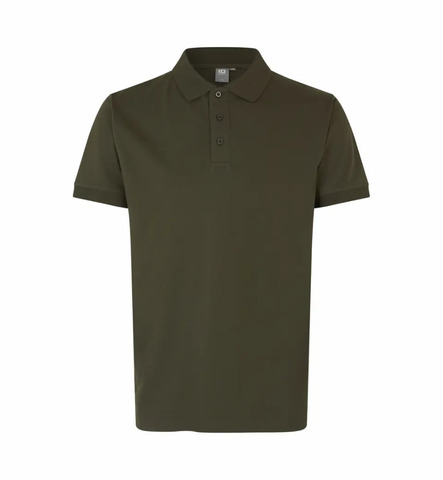 ID Piqué Poloshirt Stretch - Oliven