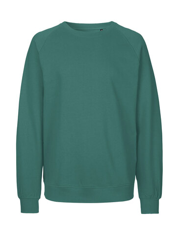 NEUTRAL Unisex Sweatshirt, 100% Økologisk Fairtrade Bomuld-Petrol