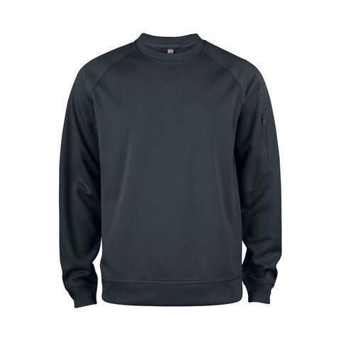 CLIQUE Basic Active Roundneck - Spun Dyed-Sort