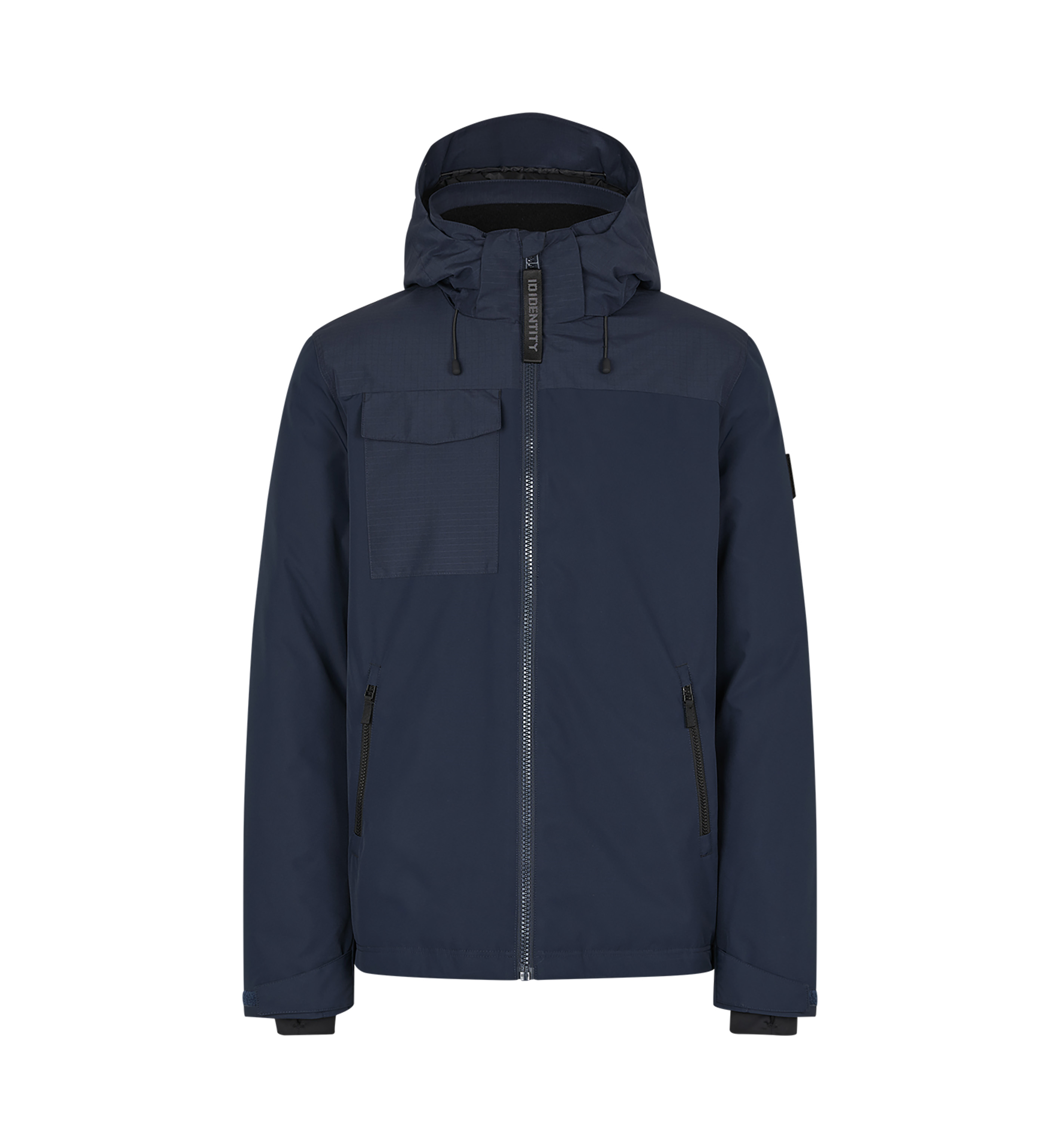 ID Hooded Vinterjakker, Herre - 100% rPet-Navy