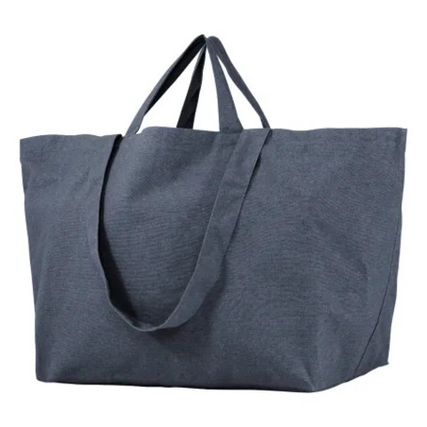 Ekstra Stor Shopper Light - Recycled Bomuld/Polyester Mix - Blå