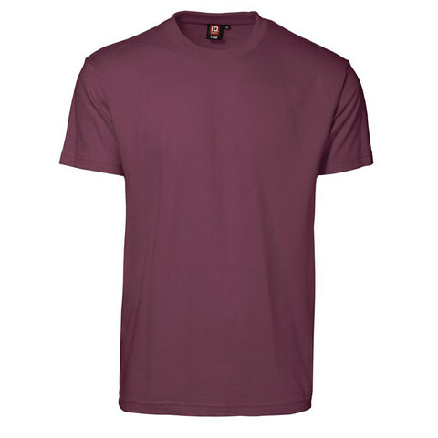ID T-time T-shirt-Bordeaux Rød