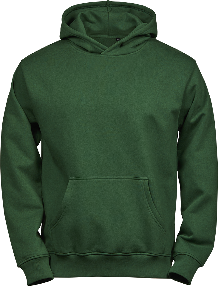 LABELFREE Junior Power Hoodie , Tee Jays - 70% Økologisk Bomuld-Grøn