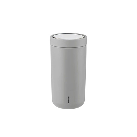 STELTON To Go Click - 0,2 ltr. - 90% genbrugsstål-Soft Light Grey