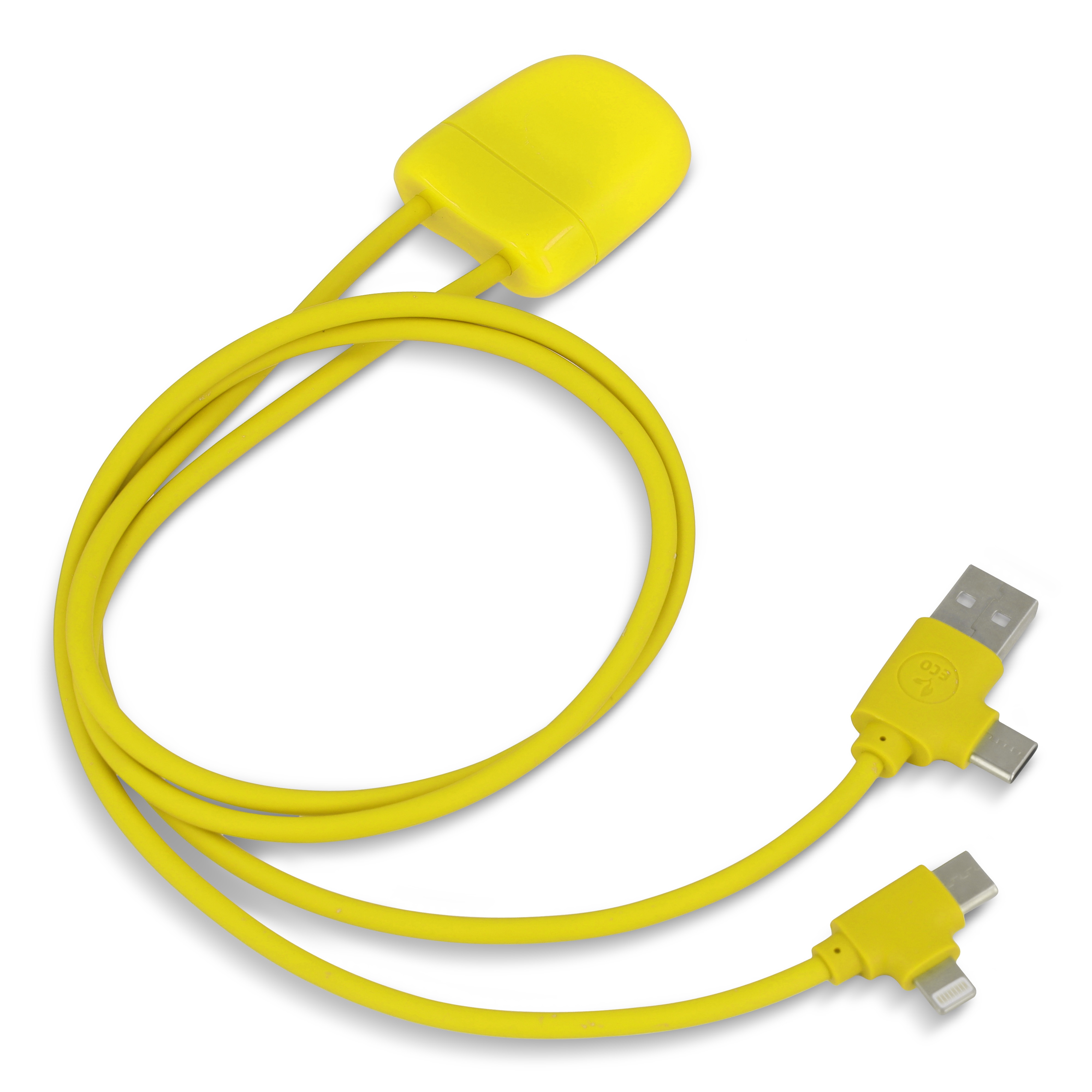 Xoopar Ice-C GRS Charging cable - rPet-Gul