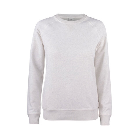 CLIQUE Premium OC Roundneck Dame - Øko Bomuld-Lysegrå