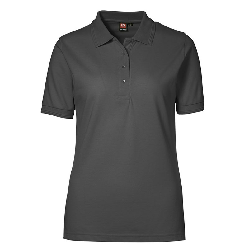 ID Pro Wear Poloshirt Dame-Koks grå