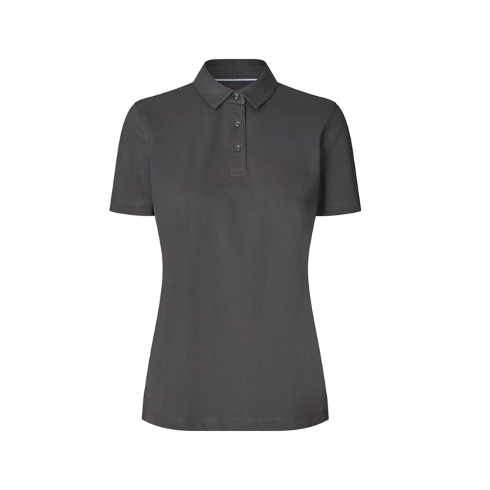 SEVEN SEAS Polo Shirt organic, Dame-Silver grey
